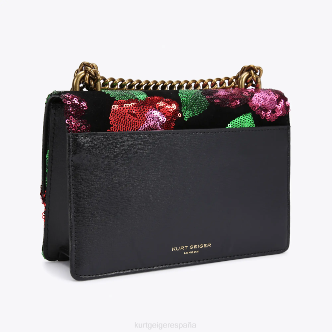 Kurt Geiger mujer bandolera pequeña london shoreditch 2LPR127 | bolsas fucsia